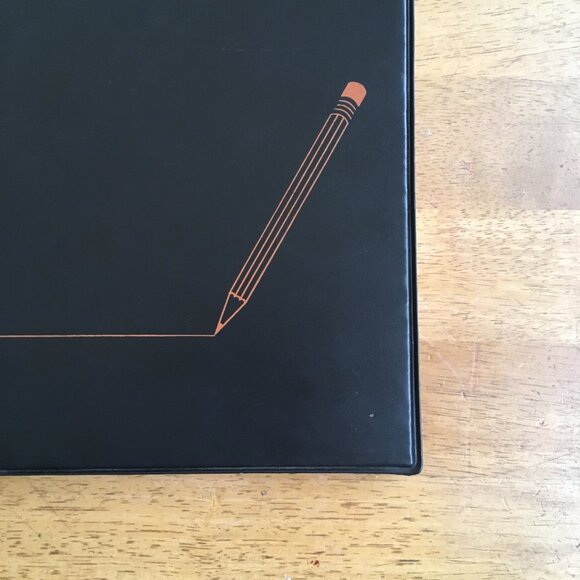 ❌SOLD❌ VINTAGE | Black Blank Page Notebook - Picture 4 of 10